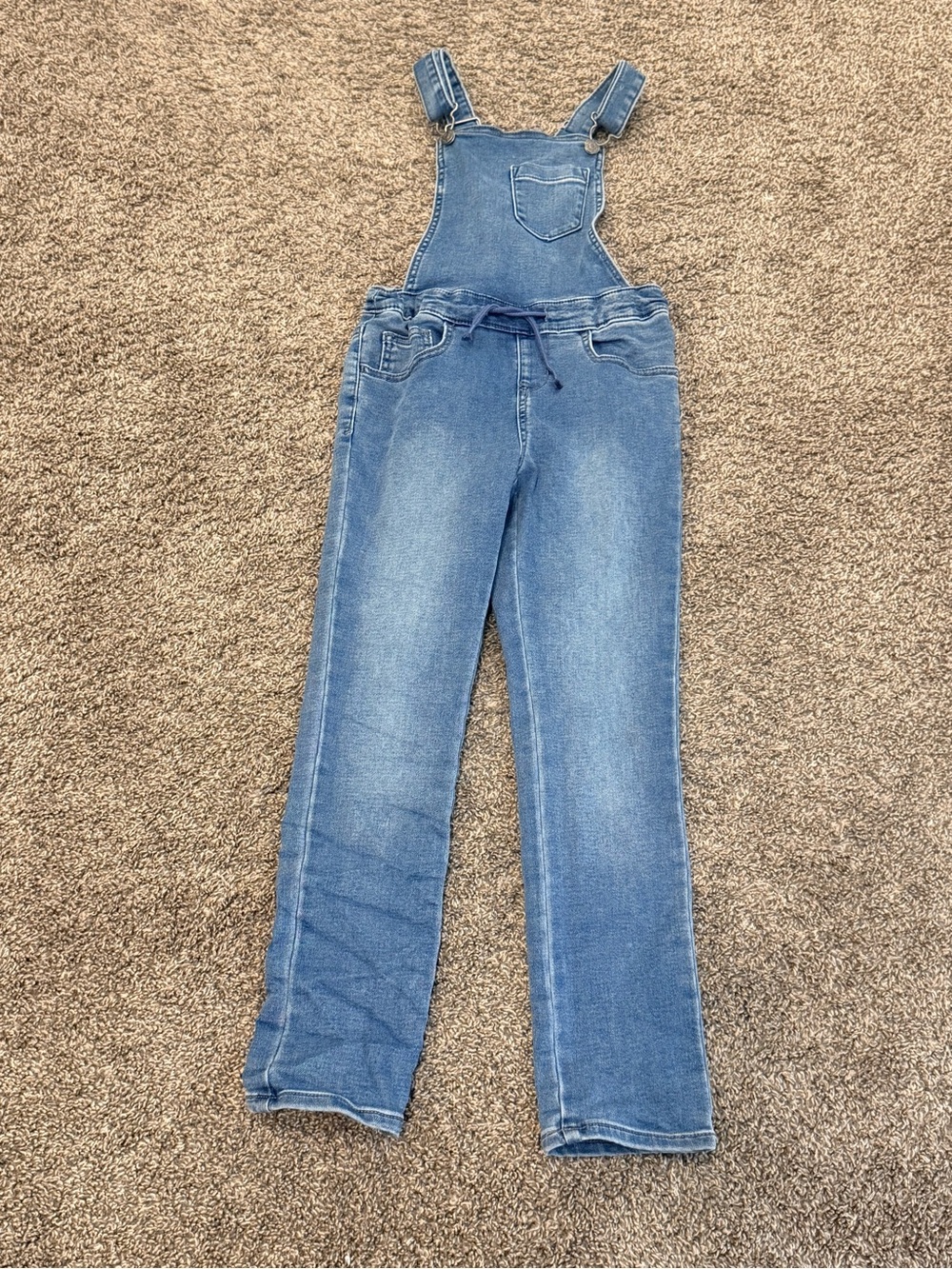 Kids Denim Overalls - Light Blue